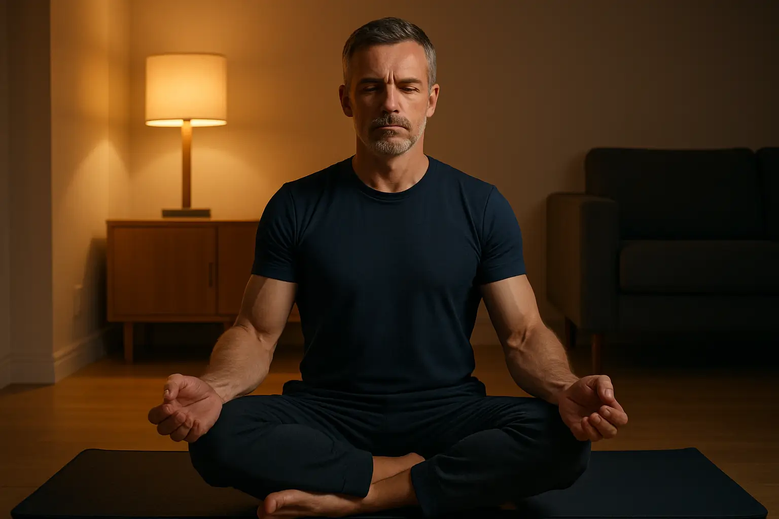 Abendroutine für Männer ab 50 zur Förderung von Klarheit und Schlaf